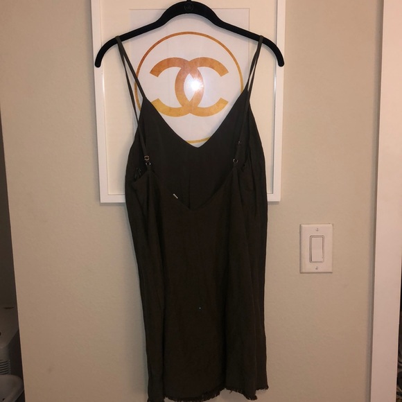 Hunter green backless sundress - Picture 2 of 2